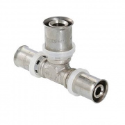 Тройник переходной VALTEC VTm.231 - 26 x 20 x 26 (прессовой, для металлопластиковых труб)