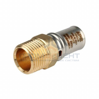 Переход на наружную резьбу STOUT - 16 x 1/2" (прессовой, для металлопластиковых труб)