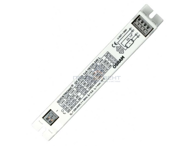 ЭПРА Osram QT-ECO 1x4-16 L для компактных люминесцентных ламп