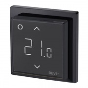 Терморегулятор DEVIreg Smart интеллектуальный с WI-FI, черный, 16A