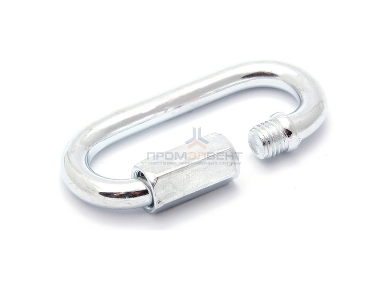 Карабин винтовой 8мм оцинкованный