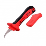 Нож монтерский изолированный до 1000В изогнутое лезвие НМИ-03 КВТ