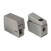 Клеммник WAGO 1+1 (одножил. 1-2,5 мм2 и многожил. 0,5-2,5 мм2) 24-16A Cu [уп. 100шт]